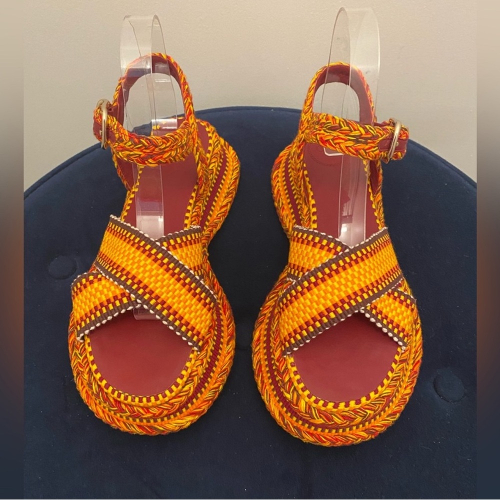 Chloe Meril Woven Platform Sandal